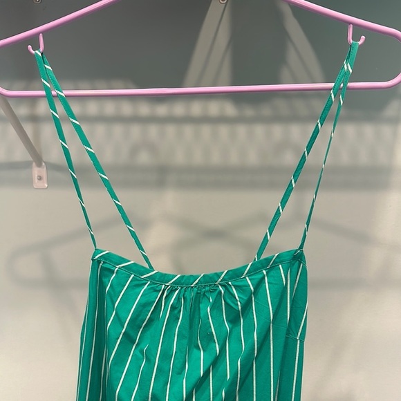 Green Striped Dress - Picture 3 of 6